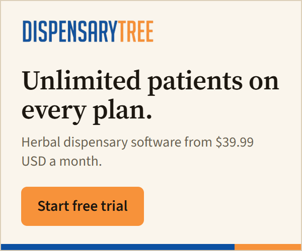Dispensary Tree banner, Unlimited patients on every plan.