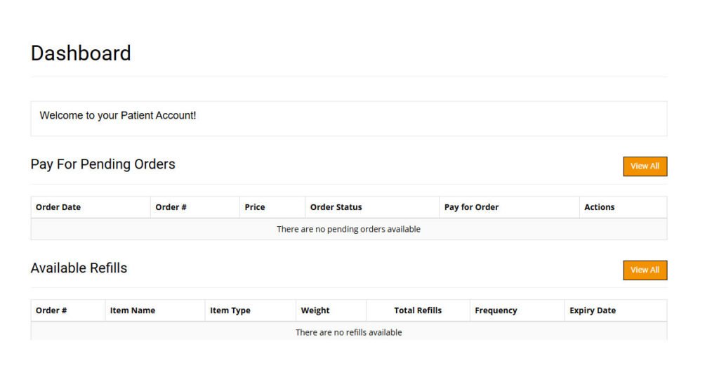 patient dashboard