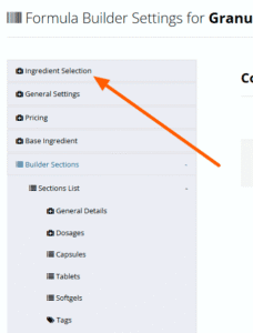 Converting 2 Ingredient Selection
