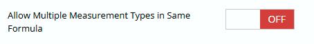 Ingredient Selection 7 allow multiple measurement types option