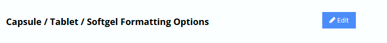 General Settings 4 capsule tablets softgels display options 1
