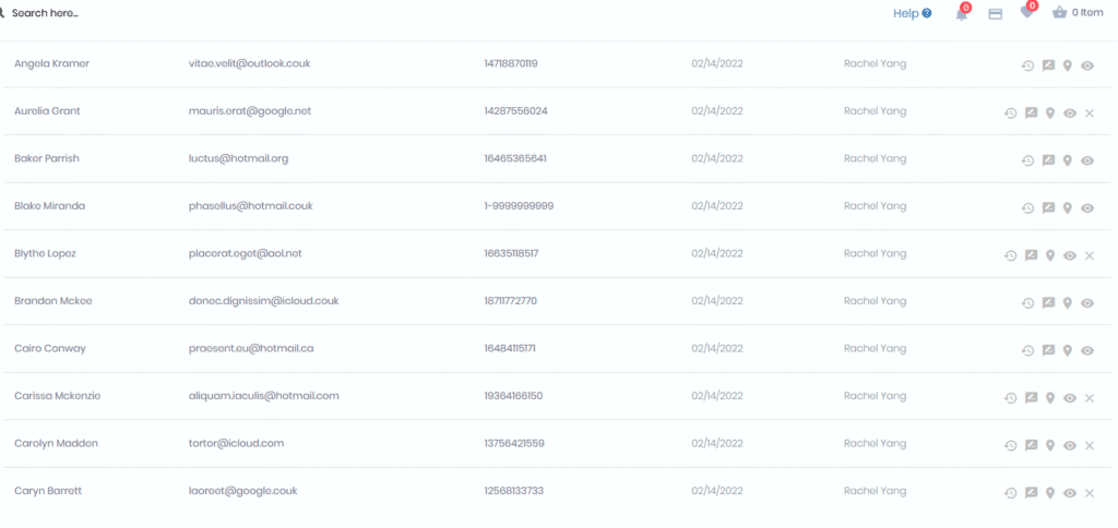 patient list details