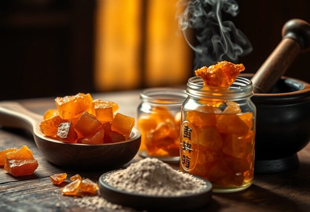 An Xi Xiang (Benzoin) - Aromatic Resin for Opening Orifices and Resolving Phlegm 4 an xi xiang resin for orifices and phlegm coo