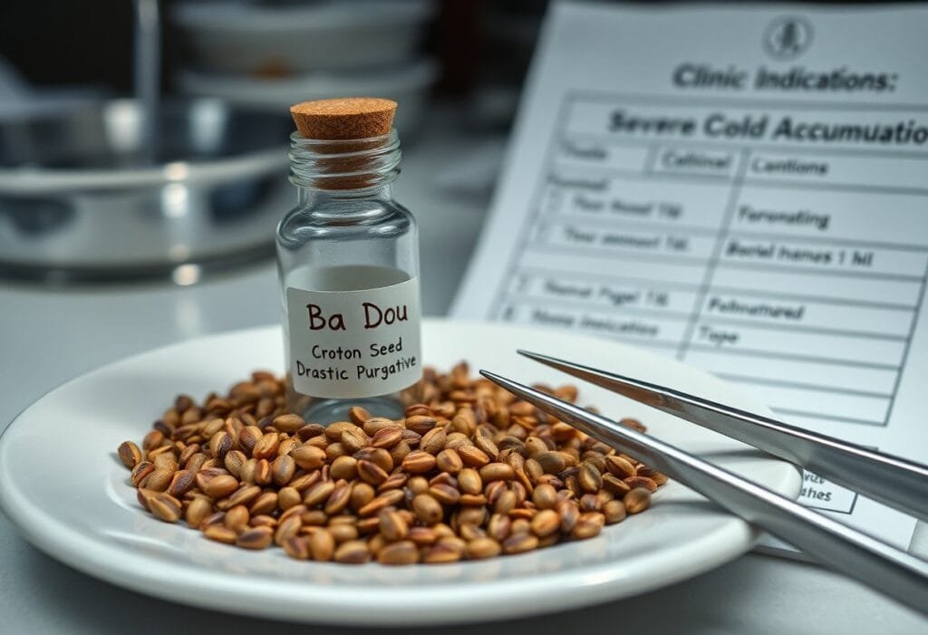 ba dou purgative for cold accumulation drc