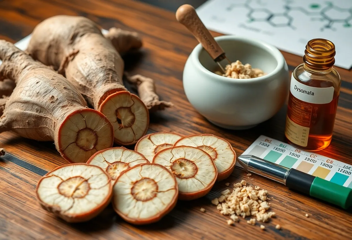 Ba Jiao Lian (Dysosma Root) - Toxic Herb for Tumors and Stubborn Masses 3 ba jiao lian toxic herb for tumors pyf