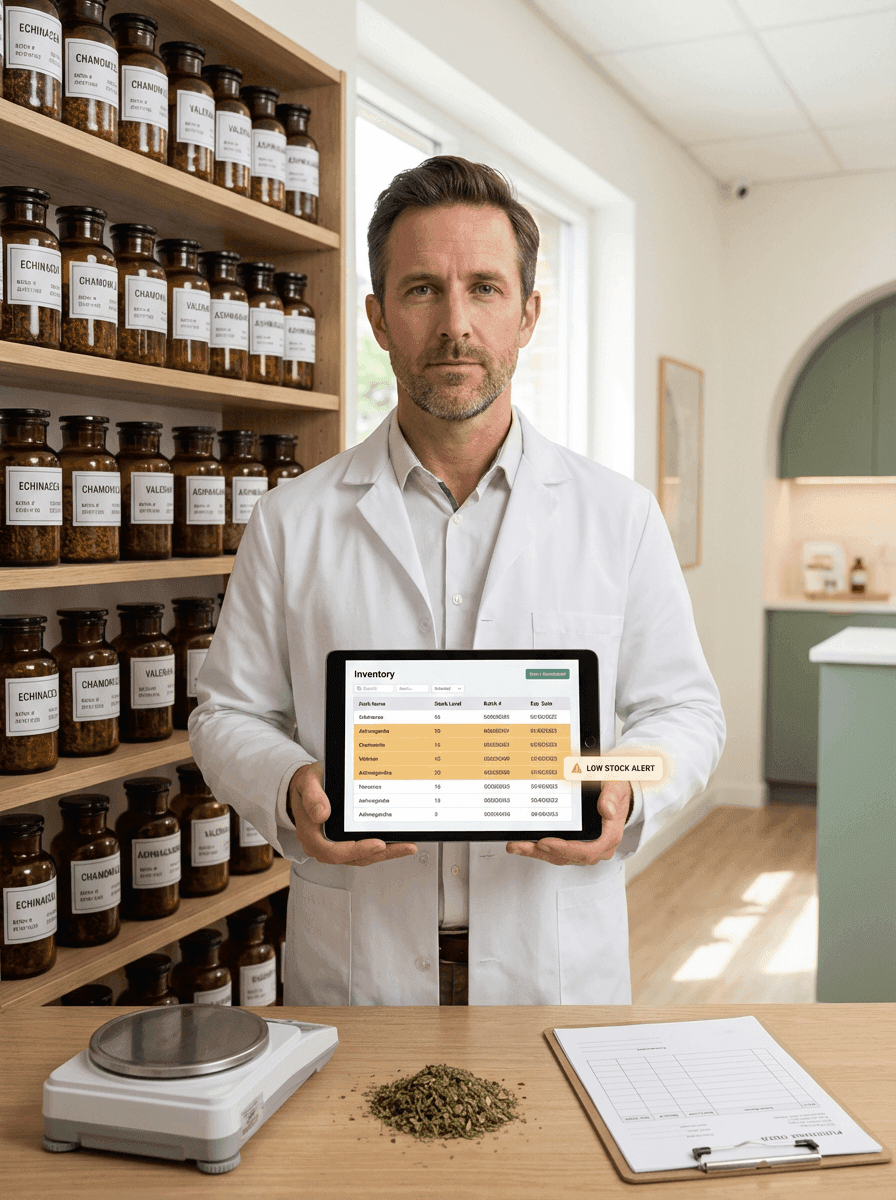 herbal dispensary inventory software
